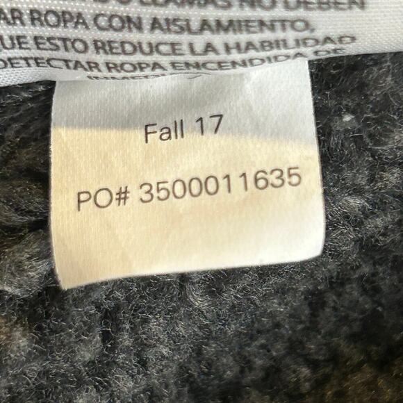 Carhartt women's hooded sherpa lined distressed  coat gray/blue size XL (16-18) - Picture 13 of 16